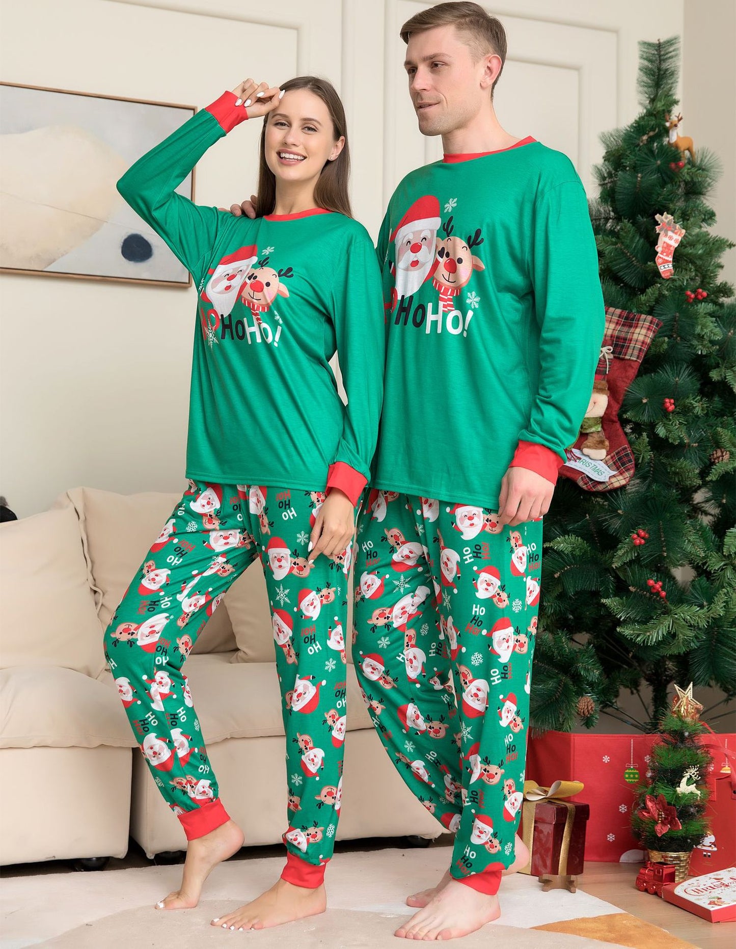 Santa Parade Family Pajamas
