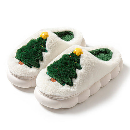 Cozy Christmas Tree Women's House Slippers