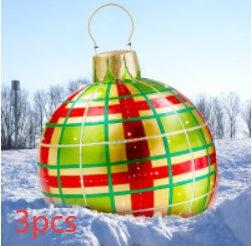 Various Christmas Ornament Inflatable Ball Outdoor PVC 24"(60cm)