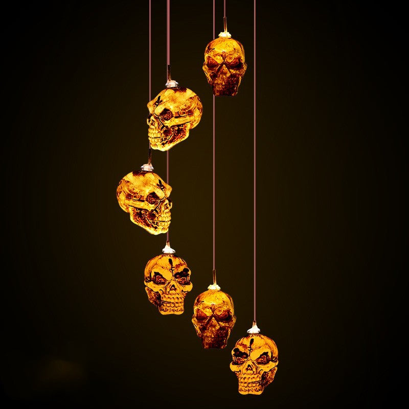 Halloween Solar Wind Chimes Pumpkin Skull Pumpkins Ghost Decorative Lights
