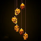 Halloween Solar Wind Chimes Pumpkin Skull Pumpkins Ghost Decorative Lights