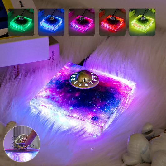 Levitating Galaxy Lamp Magnetic Suspension UFO Star Light