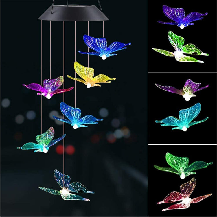 Colorful Solar Wind Chimes Variety