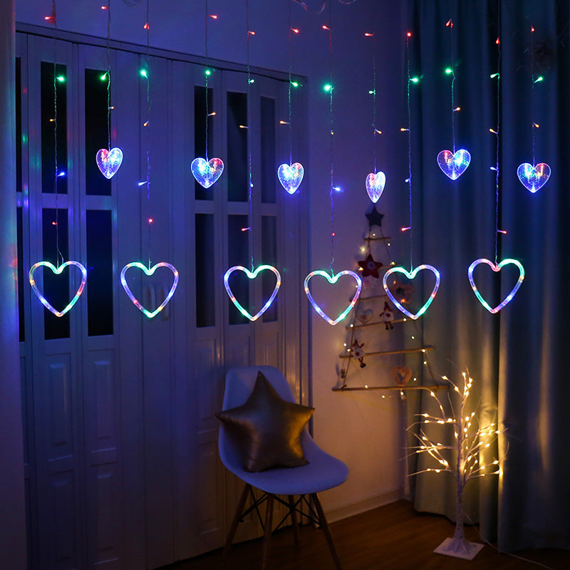 LED Love Curtain Lights