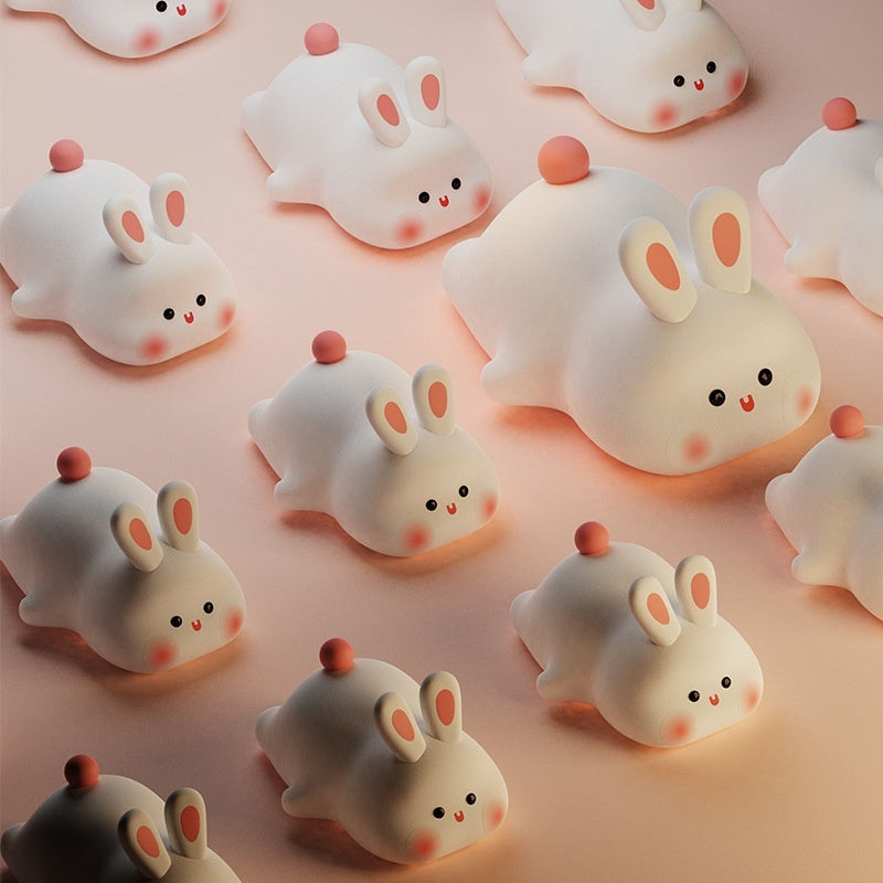 Bunny Rabbit Silicone LED Night Light Touch Sensor