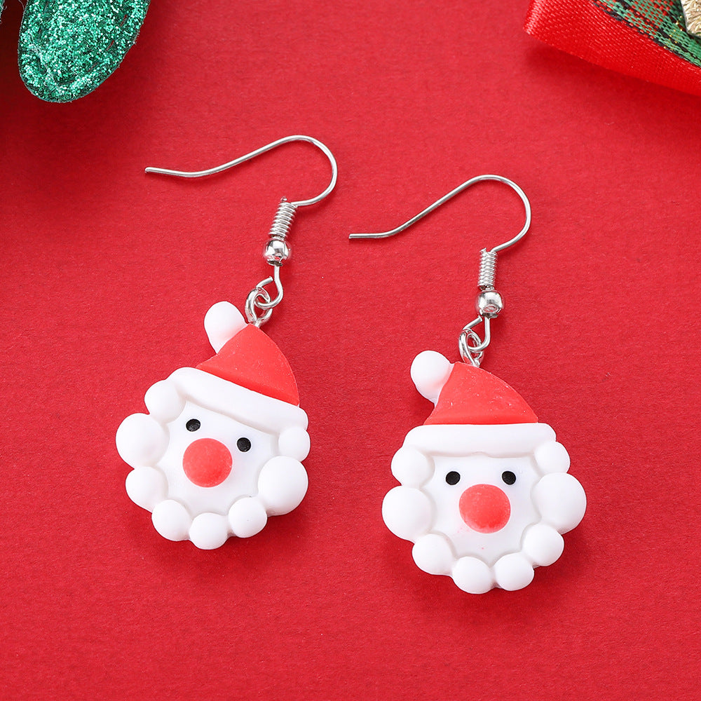 Cartoon Christmas Character Earrings