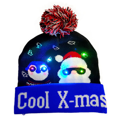 LED Light Up Knitted Beanie Hats