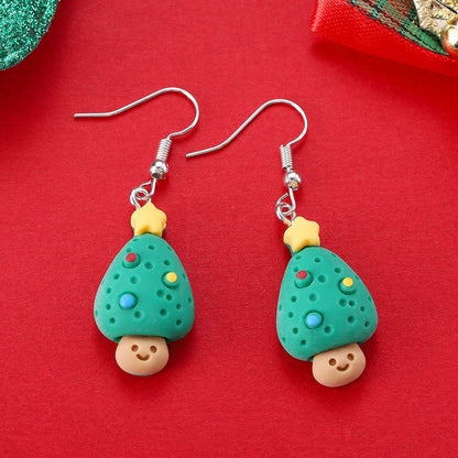 Cartoon Christmas Character Earrings