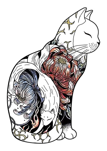 Assorted Animal-Shaped Wooden Puzzles