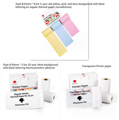 Portable Mini Thermal Label Printer Bluetooth
