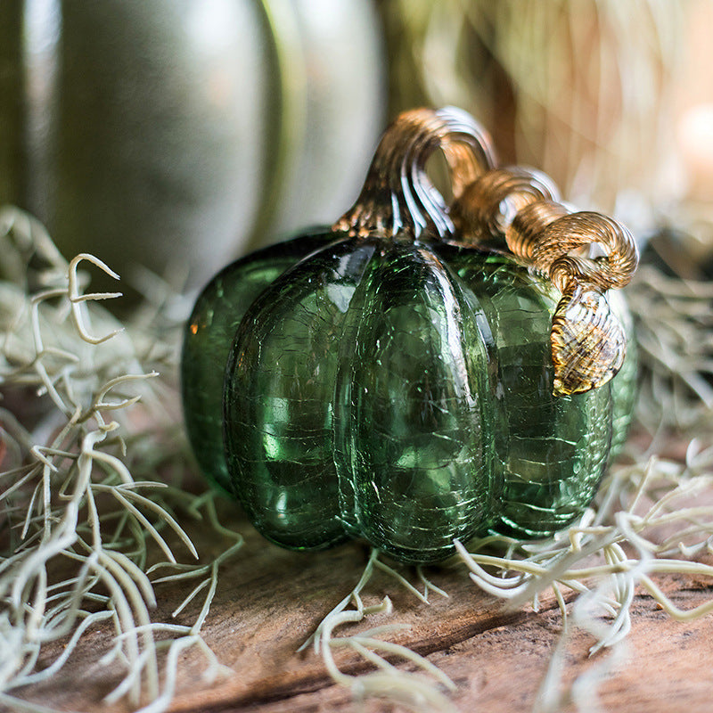Hand-Blown Glass Pumpkins – Assorted Colors