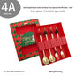 Holiday Cheer Fork & Spoon Sets - Gold or Silver