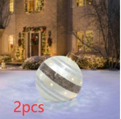 Various Christmas Ornament Inflatable Ball Outdoor PVC 24"(60cm)