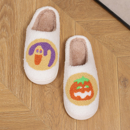 Halloween Pumpkin House Slippers