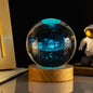 Crystal Ball Night Light: Milky Way, Solar System, Rain Cloud, Astronaut, Christmas, Whale, Heart, Jellyfish