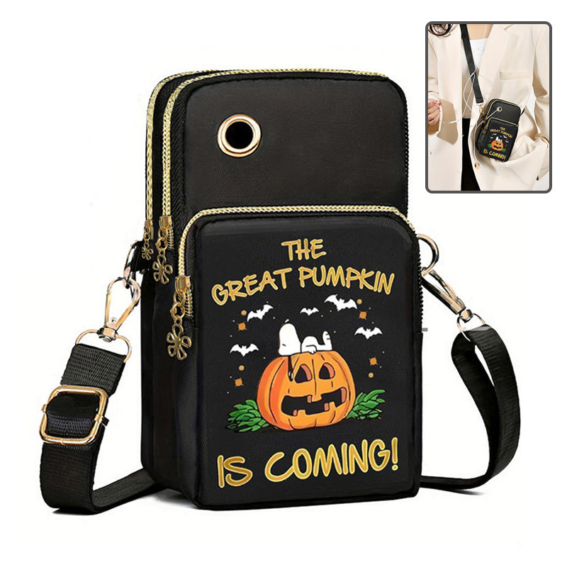 Cute Halloween Phone Purse Wallet Mini Crossbody Shoulder Bag