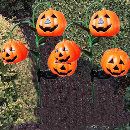 Solar-Powered Halloween Pumpkin Lanterns