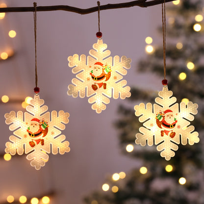 Christmas Snowflake Hanging Lights