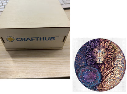 Mystical Lion Wooden Puzzle Collection
