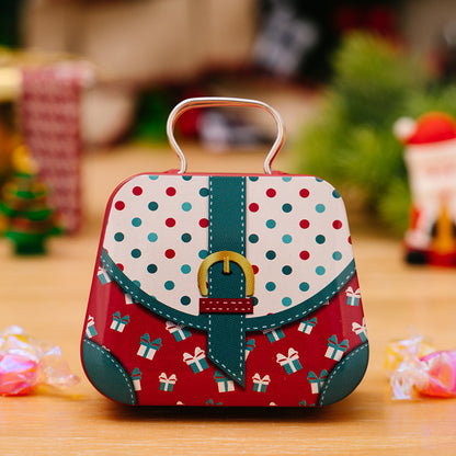 Christmas Candy Box Tinplate Handbag