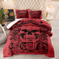 Gothic Skull Comforter Set – Dark Alternative Bedding Collection