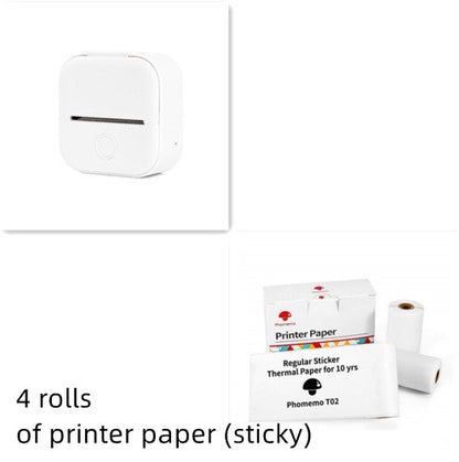 Portable Mini Thermal Label Printer Bluetooth