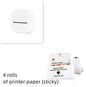 Portable Mini Thermal Label Printer Bluetooth