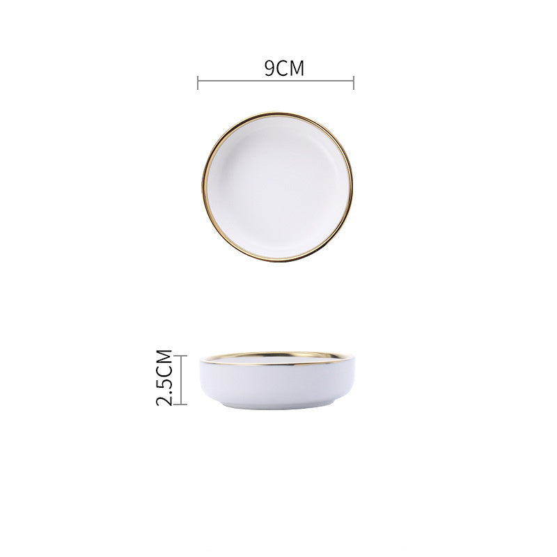Signature Gold & Silver Trim Dinnerware Set