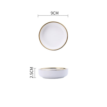 Signature Gold & Silver Trim Dinnerware Set