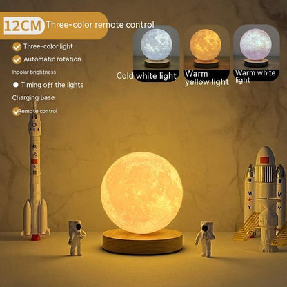 Levitating Moon Color-Changing Lamp Touch Control