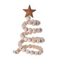 Wooden Beads Christmas Spiral Tree