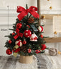 Miniature Artificial Decorated Christmas Tree With Lights