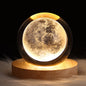 Luminous Starry Sky And Planets Moon Crystal Ball