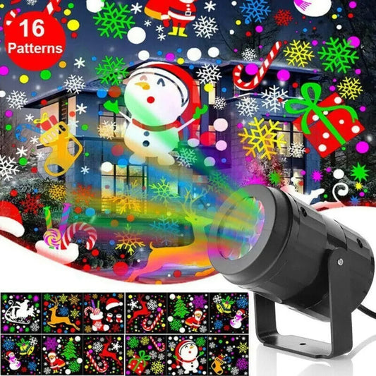 Christmas Projector LED Rotating Pattern Light