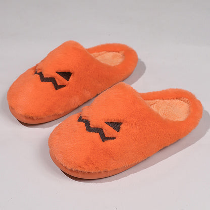 Cozy Indoor Pumpkin Slippers