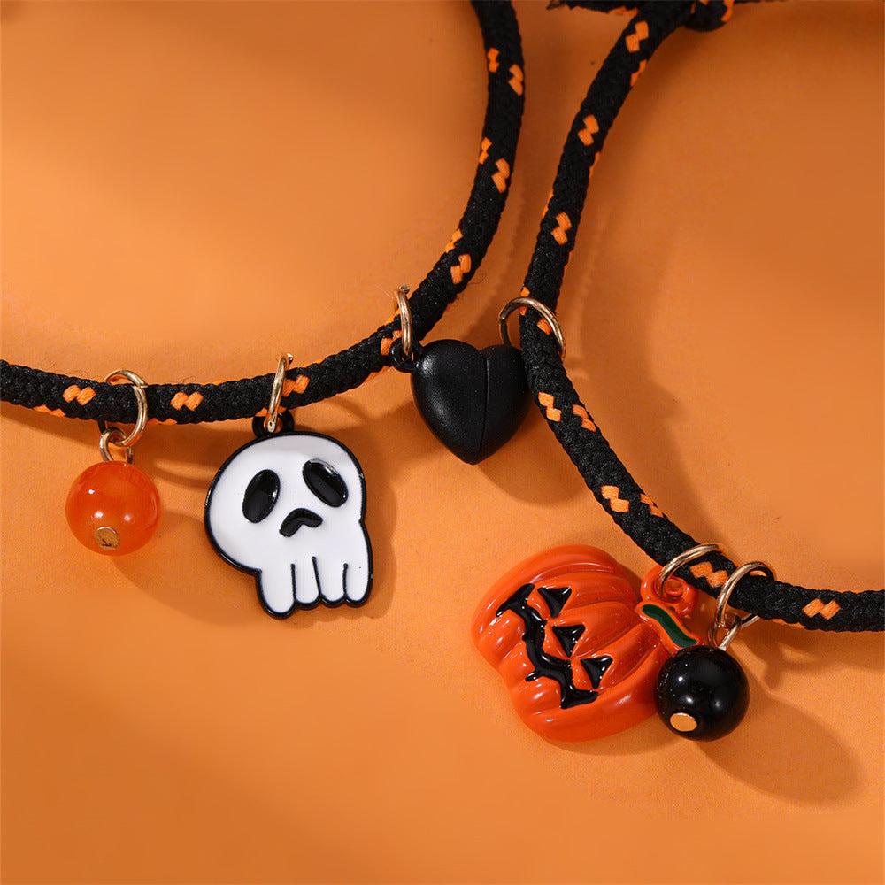 Halloween Charm Magnetic Rope Bracelet