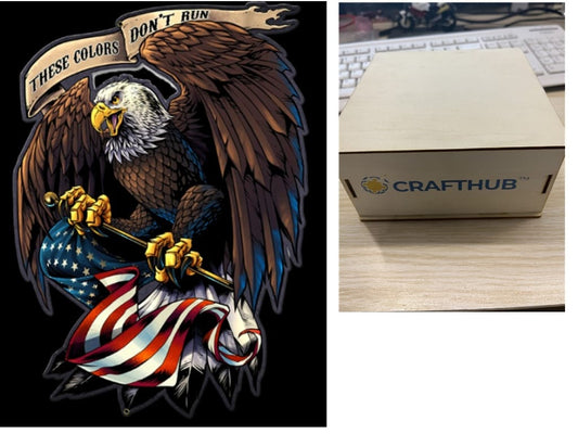 Patriotic Eagle Wooden Puzzle Collection