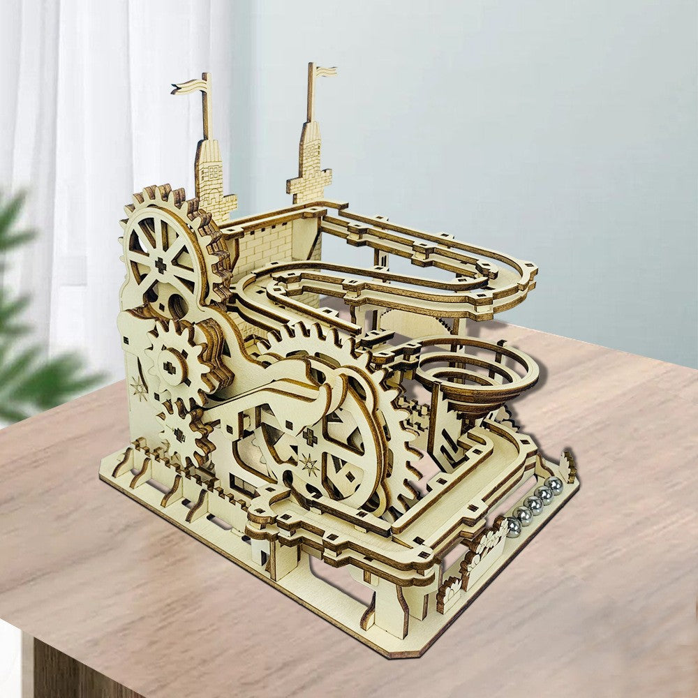 DIY Model Of Wooden Castle Marble Runner