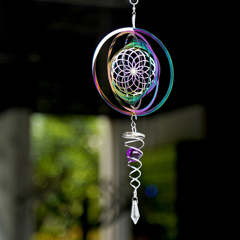 Colorful Lucky Tree Wind Spinner