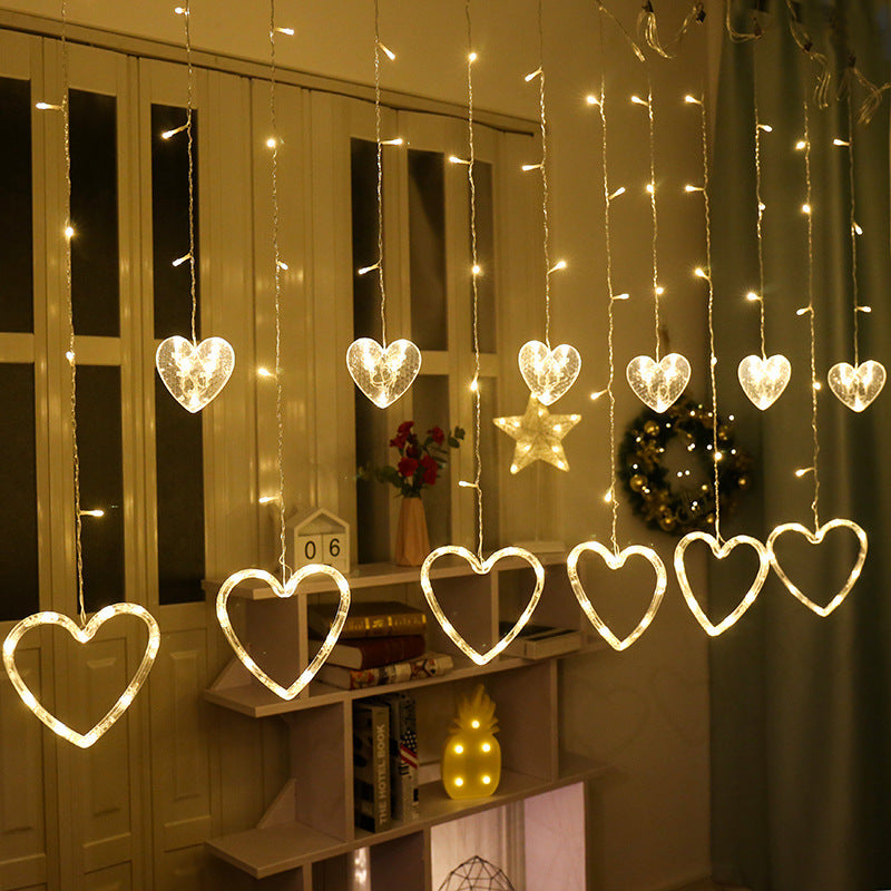 LED Love Curtain Lights