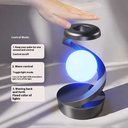 Rotating Moon Lamp w/ Phone Wireless Charger