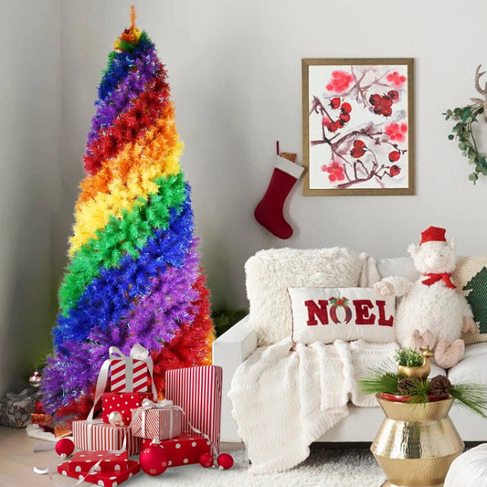Colorful Rainbow Christmas Tree 6FT/7.5ft