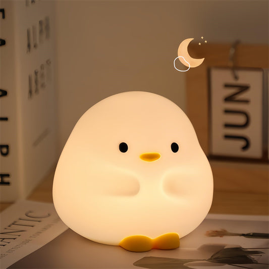 Adorable Soft Silicone Duck Nightlight