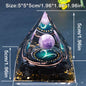 Zodiac Signs Amethyst Resin Pyramid