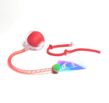 Interactive Smart Rolling Cat Ball Toy with Replaceable Tail