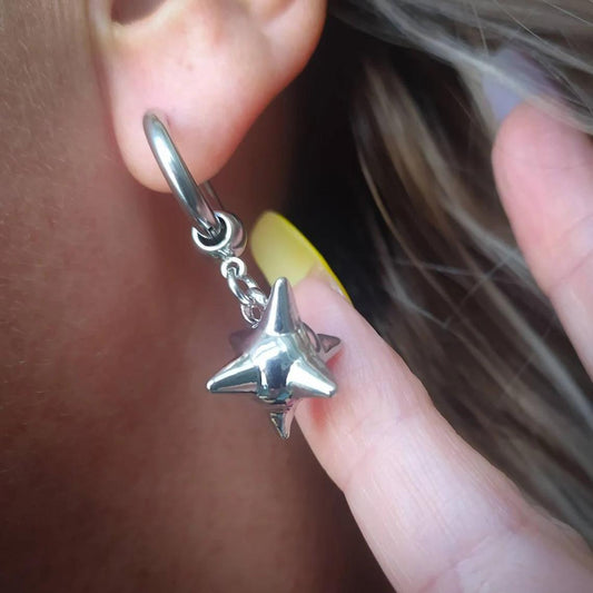 Punk Spikey Ball Earrings Punk Men/Women