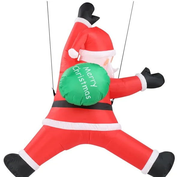 Santa’s Sneaky Climb LED Inflatable