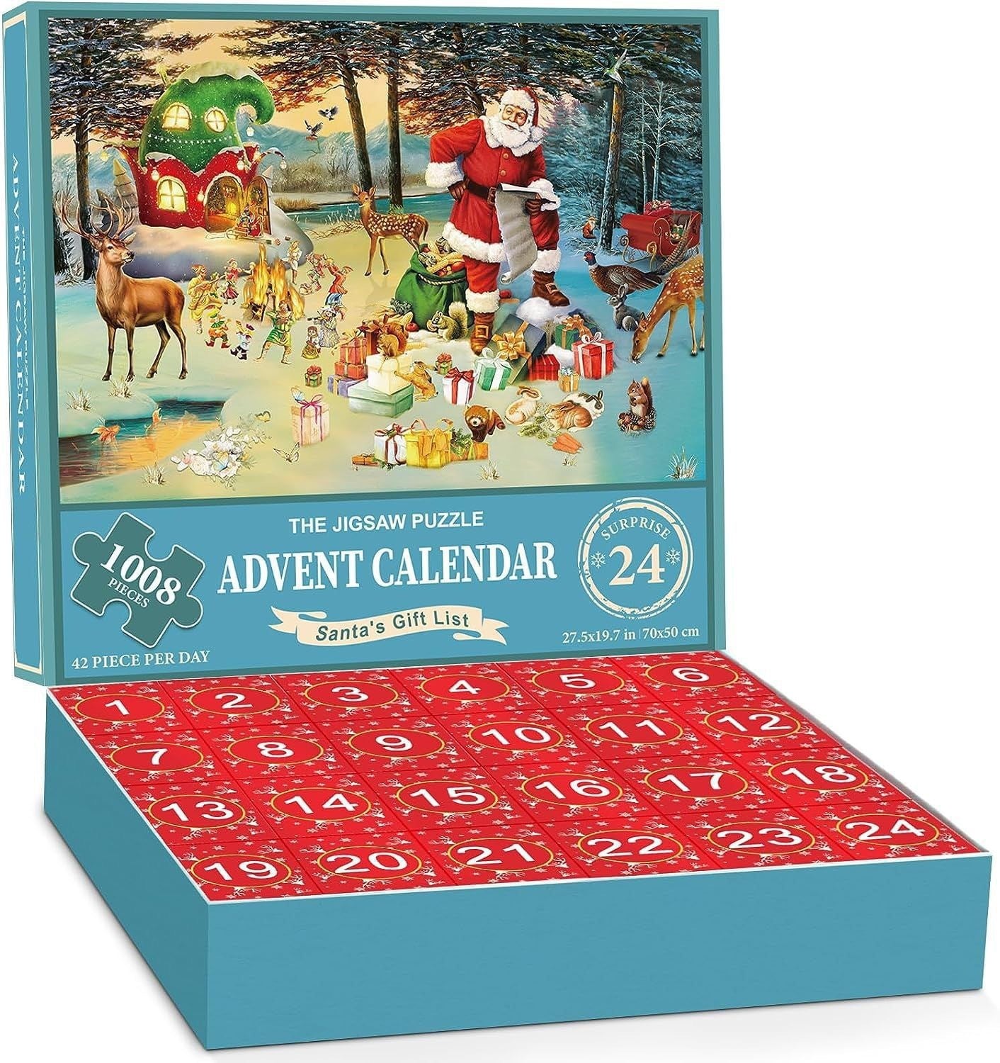 24 Day Christmas Advent Calendar Puzzle