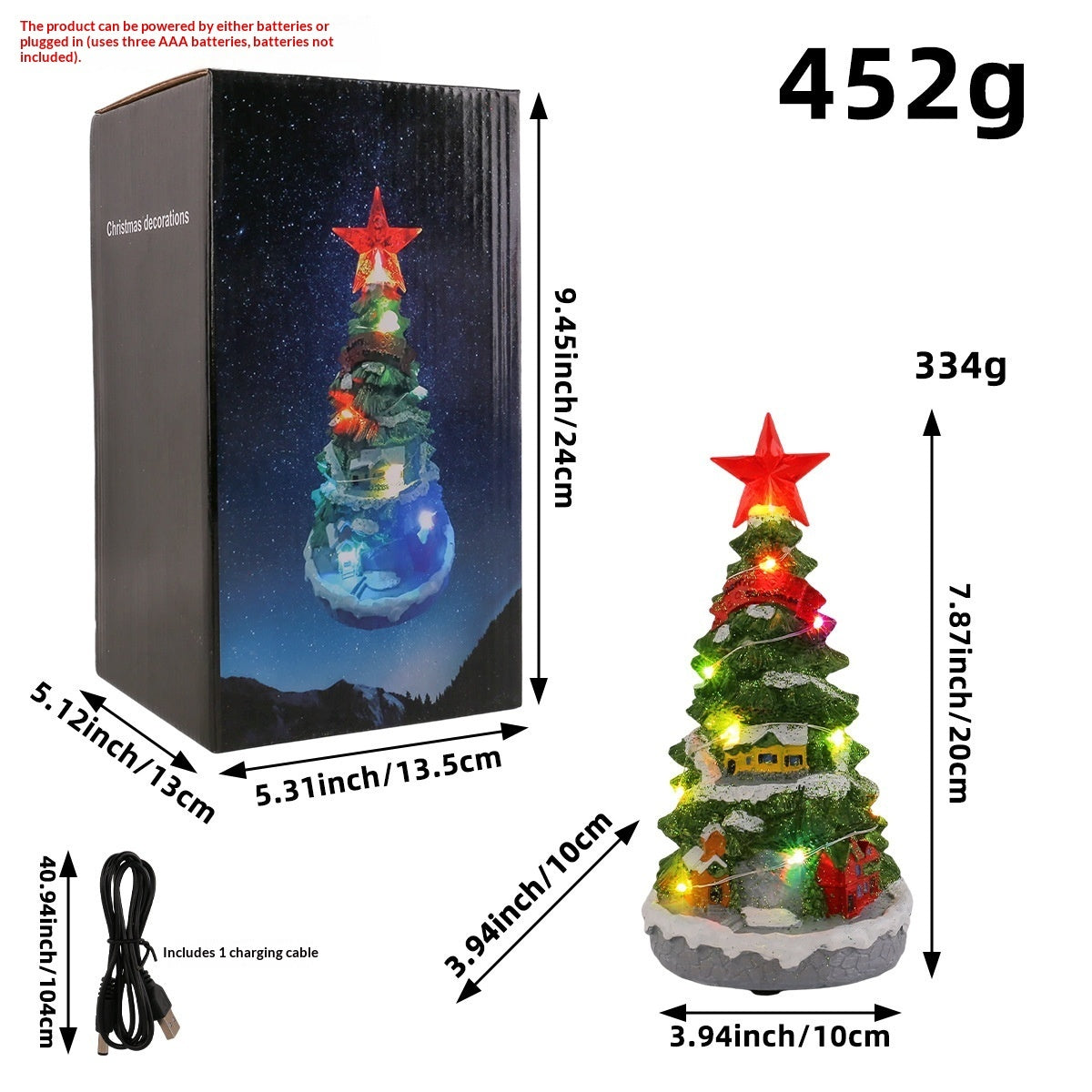 Christmas Tree Music Box