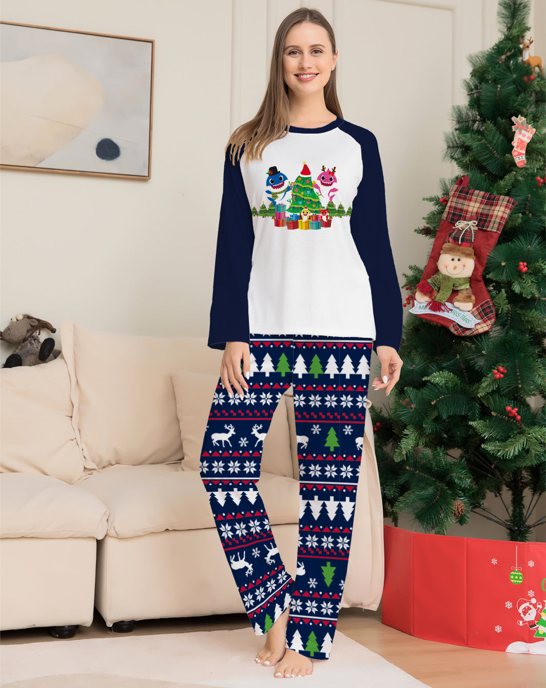 Jingle Jaws Family Christmas Pajamas